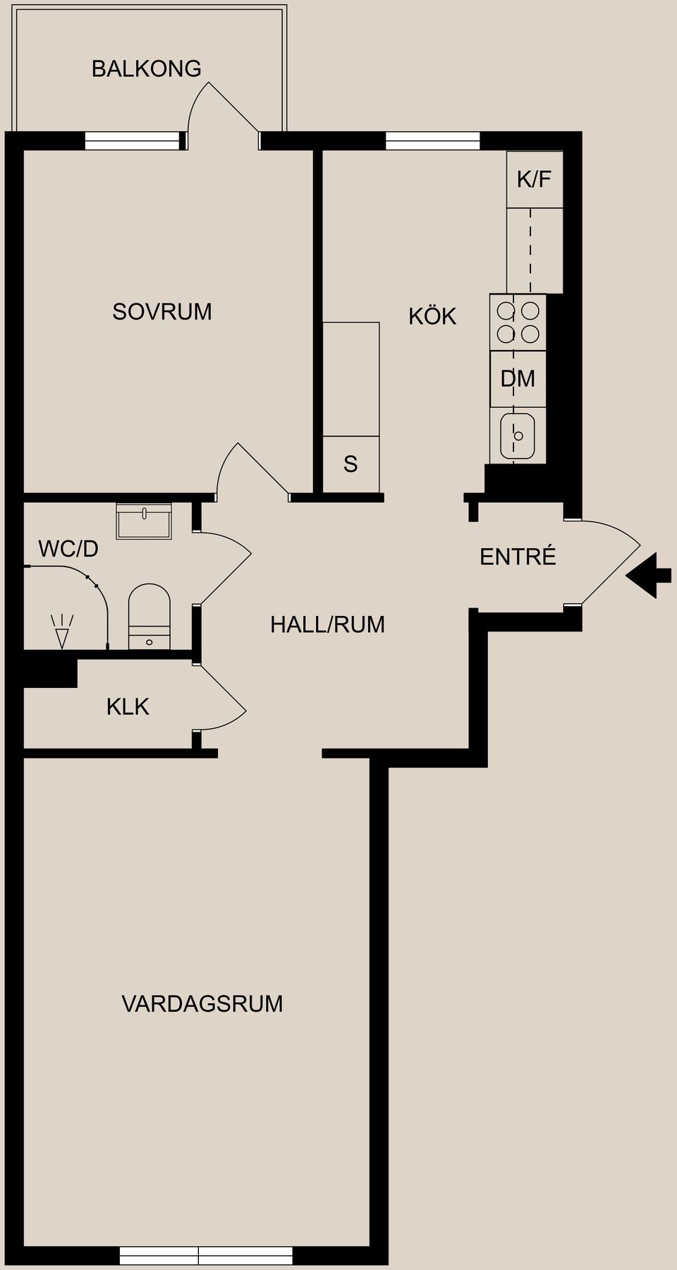 Bostadsrätt, Petter Swartzgatan 13B, Centralt - Söder, Norrköping