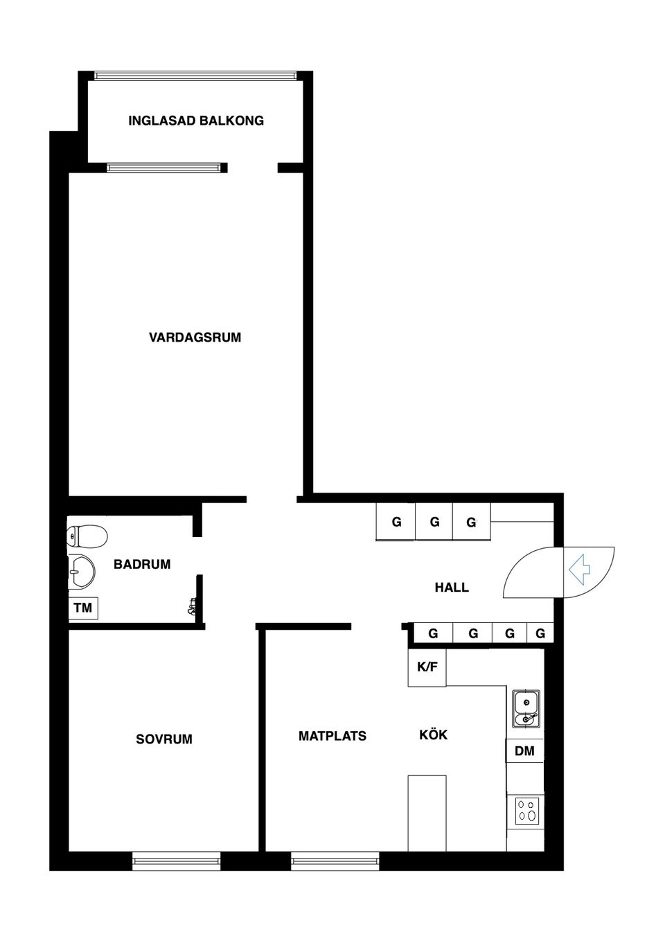 Bostadsrätt, Alstigen 16, Frösäng, Oxelösund