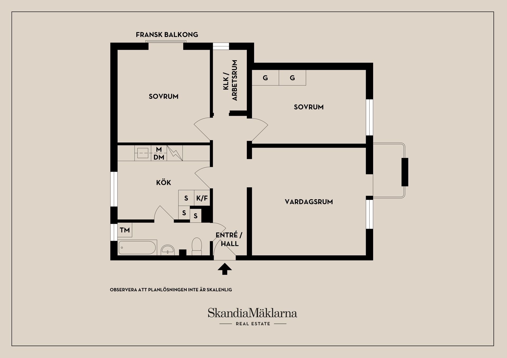 Bostadsrätt, Kvarnbacksvägen 74, Riksby, Stockholm