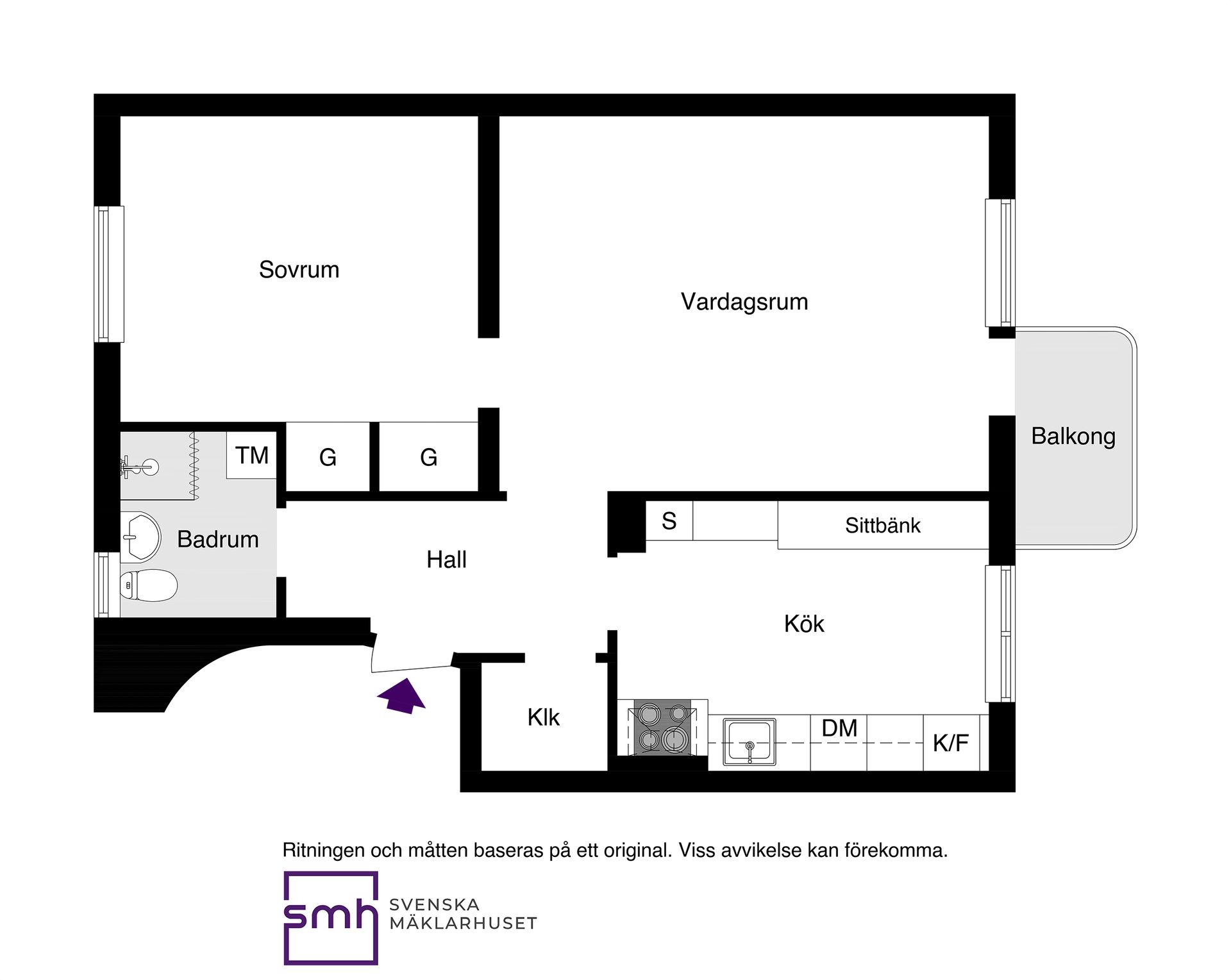Bostadsrätt, Sicklingsvägen 8, Enskede - Gubbängen, Stockholm