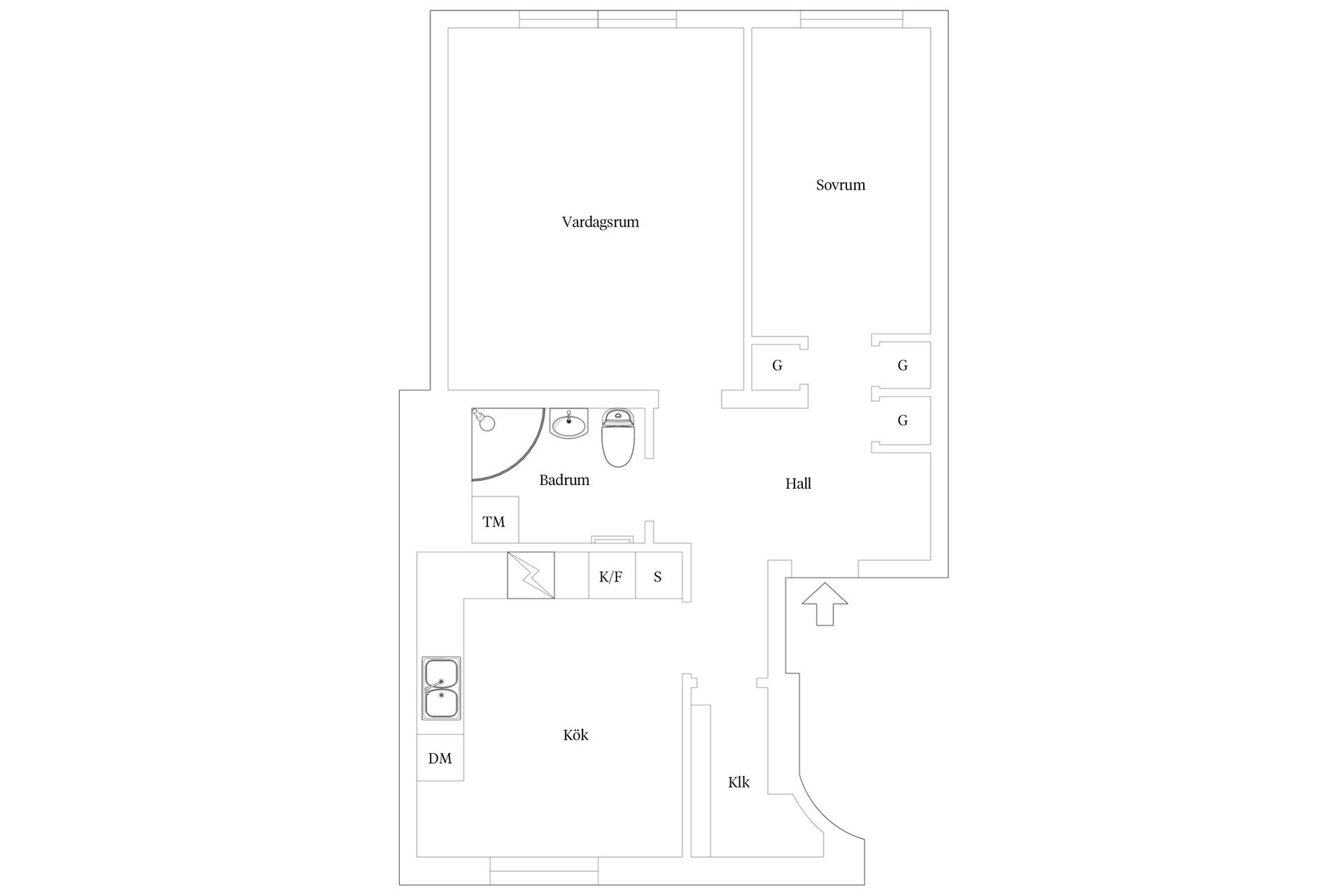 Bostadsrätt, Vindragaregatan 8A, Centrala Hisingen, Göteborg