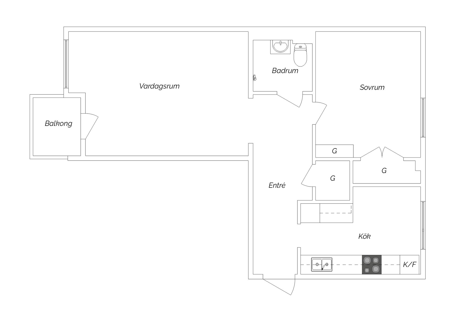 Bostadsrätt, Näsbychaussén 21B, Gamla Näsby, Kristianstad