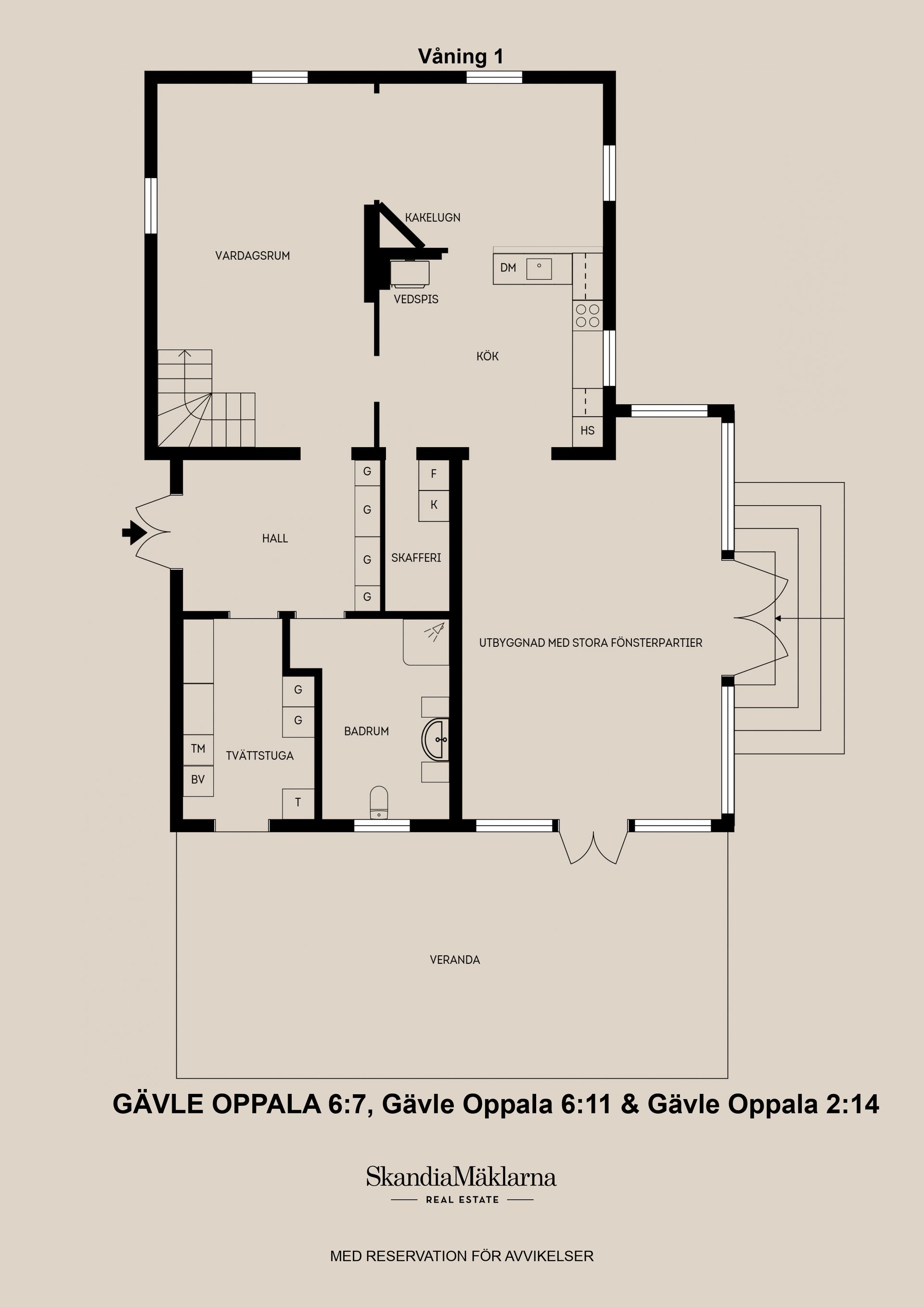 Villa, Sickervägen 23, 0ppala, Gävle