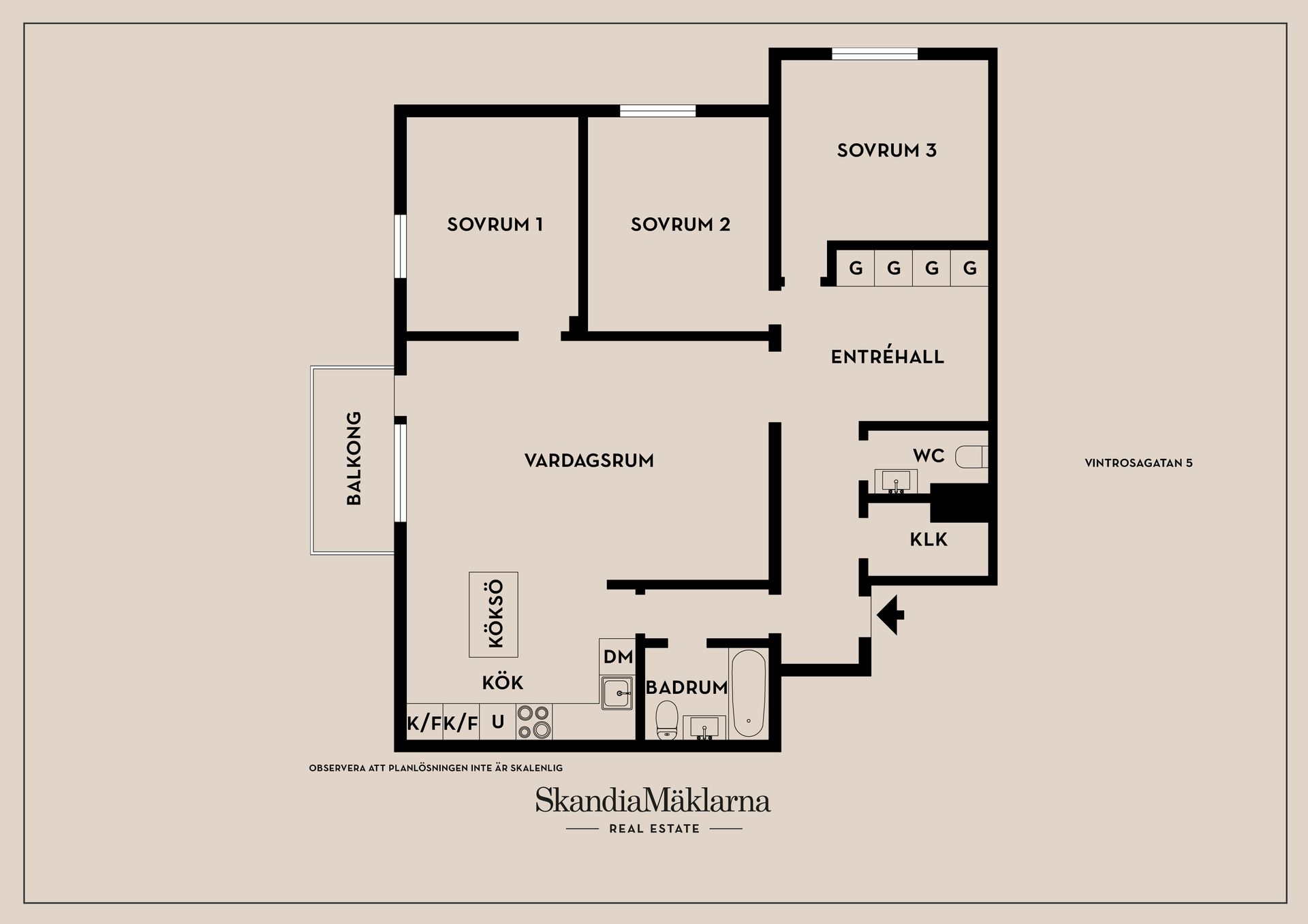 Bostadsrätt, Vintrosagatan 5, Hagsätra, Stockholm
