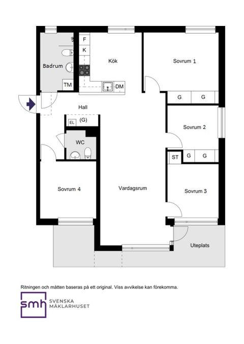 Bostadsrätt, Harpsundsvägen 84A, Högdalen, Stockholm
