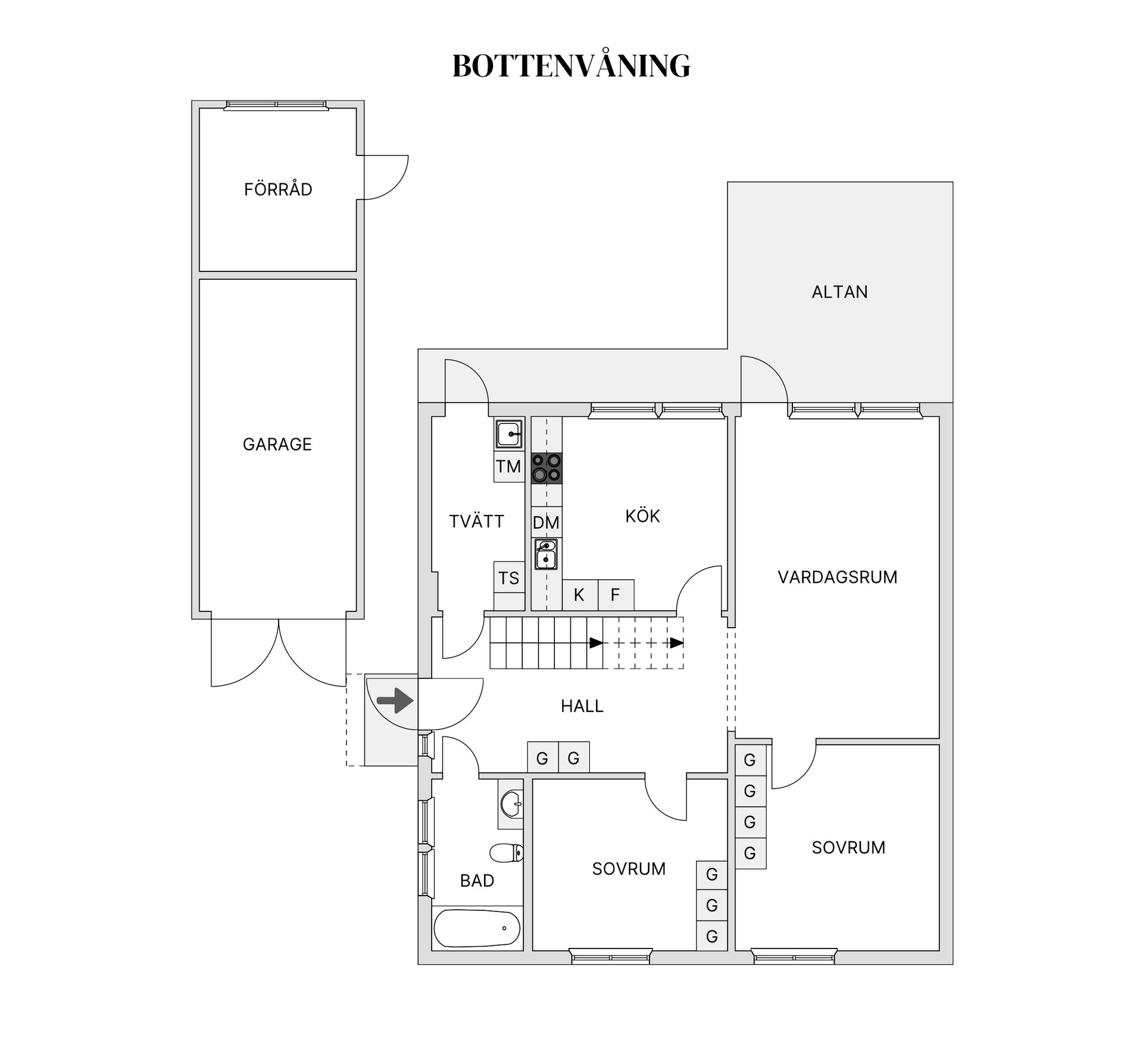 Radhus, Fågelbärsvägen 37, Odensala, Östersund