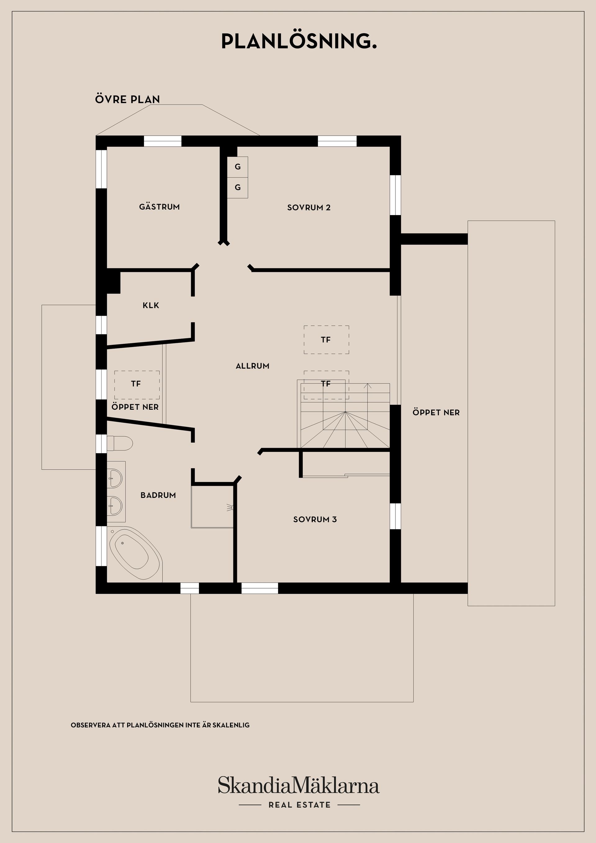 Villa, Jägarstigen 17, Falkberget/Landsnora, Sollentuna