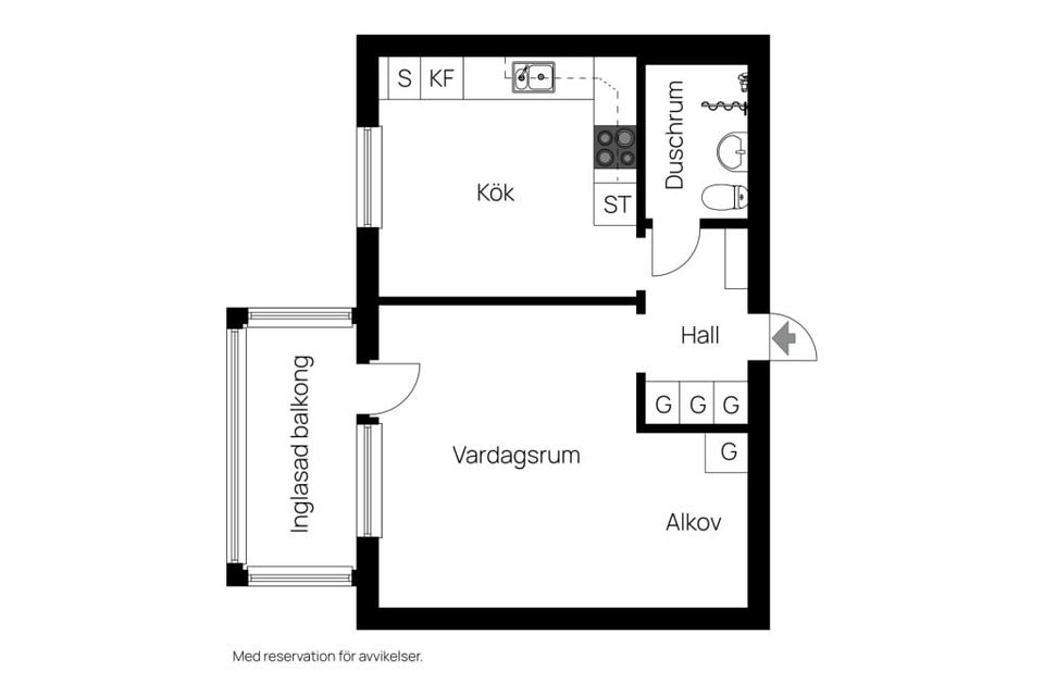 Bostadsrätt, Lantmätaregatan 3b, Öster, Hudiksvall