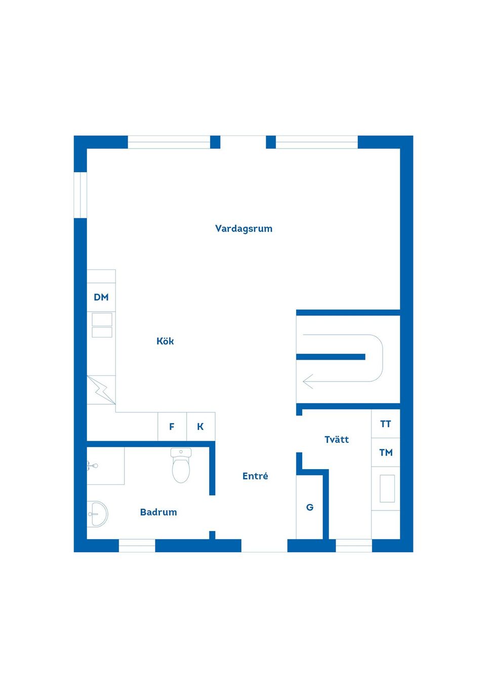 Radhus, Vildsvinsvägen 10B, Marielundsviken, Strängnäs
