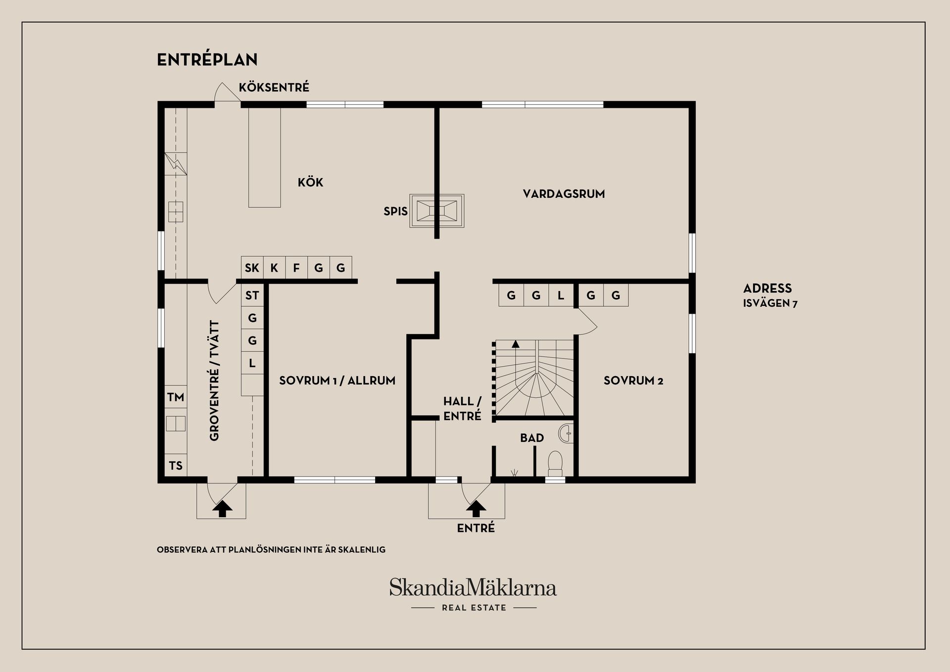 Villa, Isvägen 7, Hökåsen, Västerås