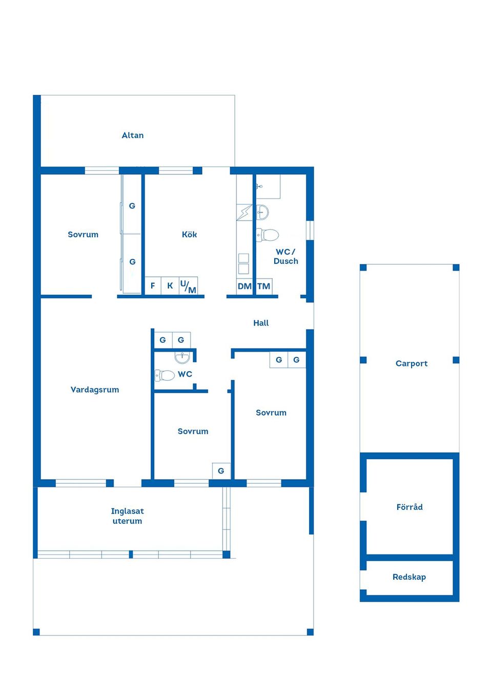 Radhus, Hyacintvägen 4B, Sätra, Gävle