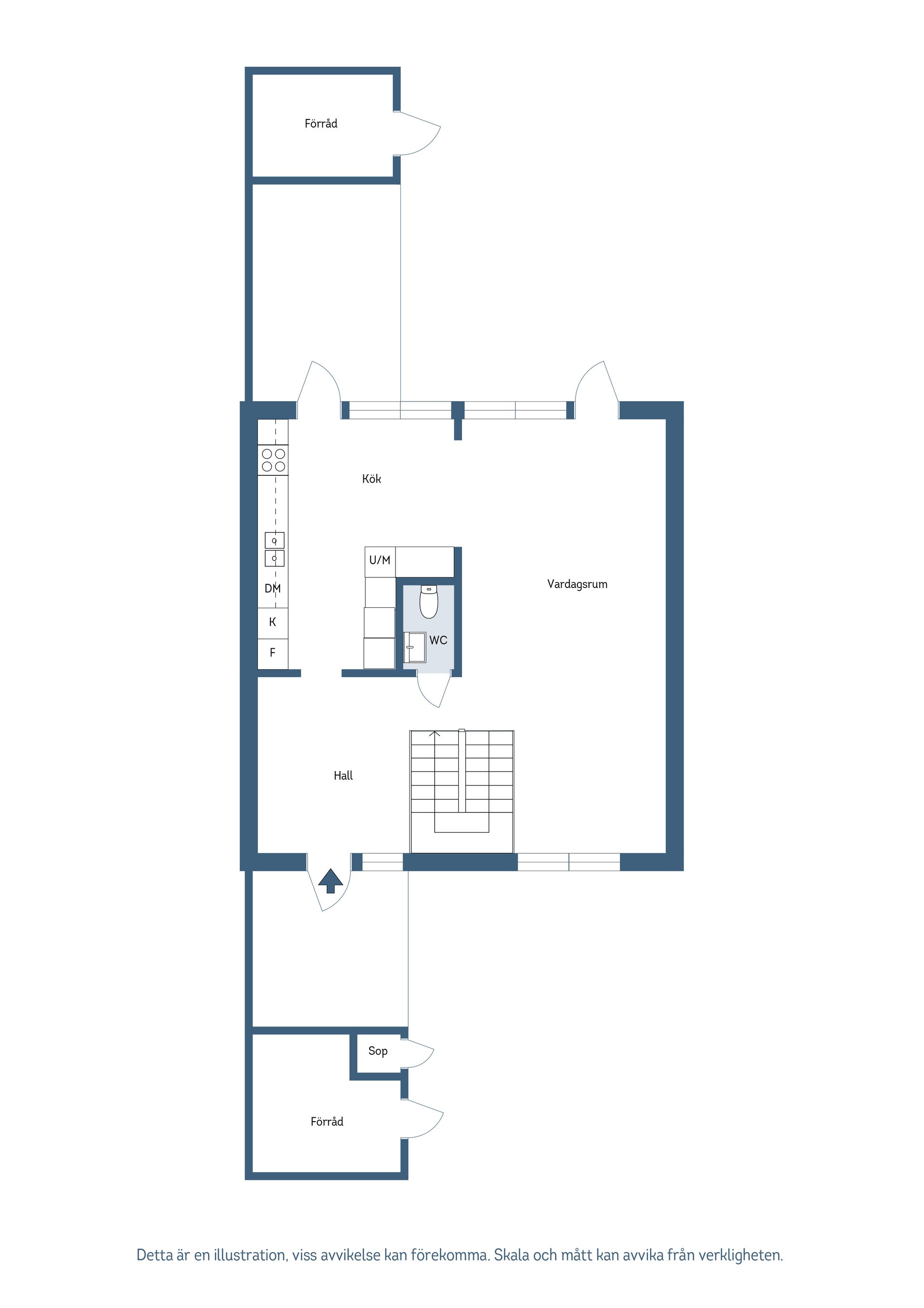 Radhus, Fredriksbergsvägen 38F, Södra Ryd, Skövde