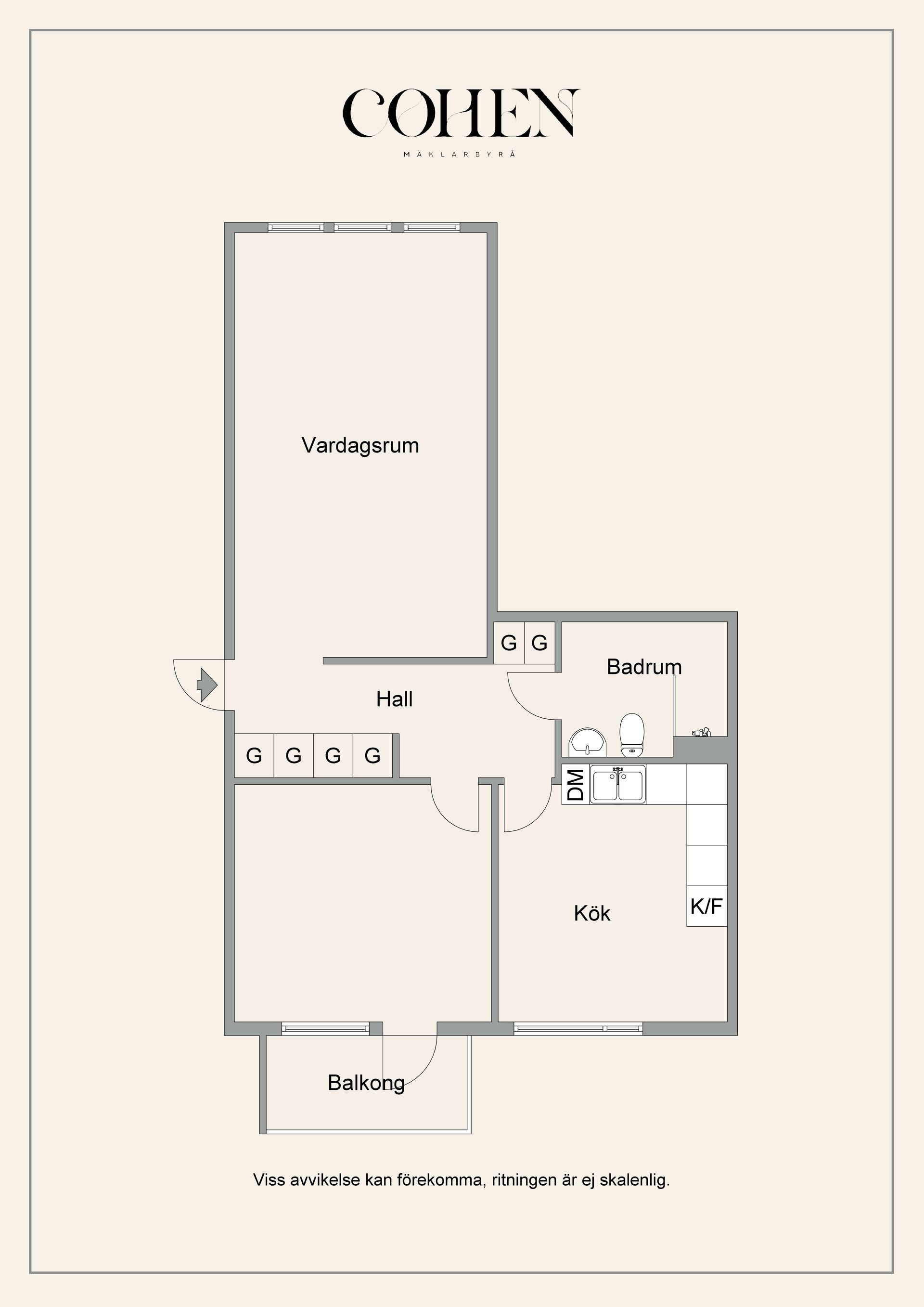 Bostadsrätt, Kummingatan 39C, Årsta, Uppsala