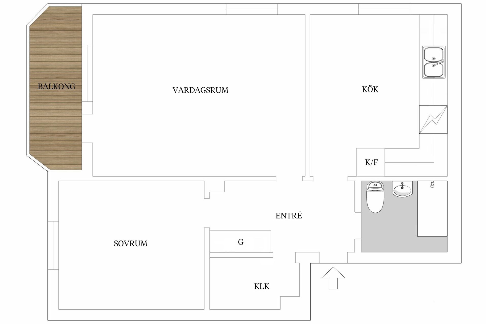 Bostadsrätt, Pär Lagerkvists väg 4, Norr, Växjö