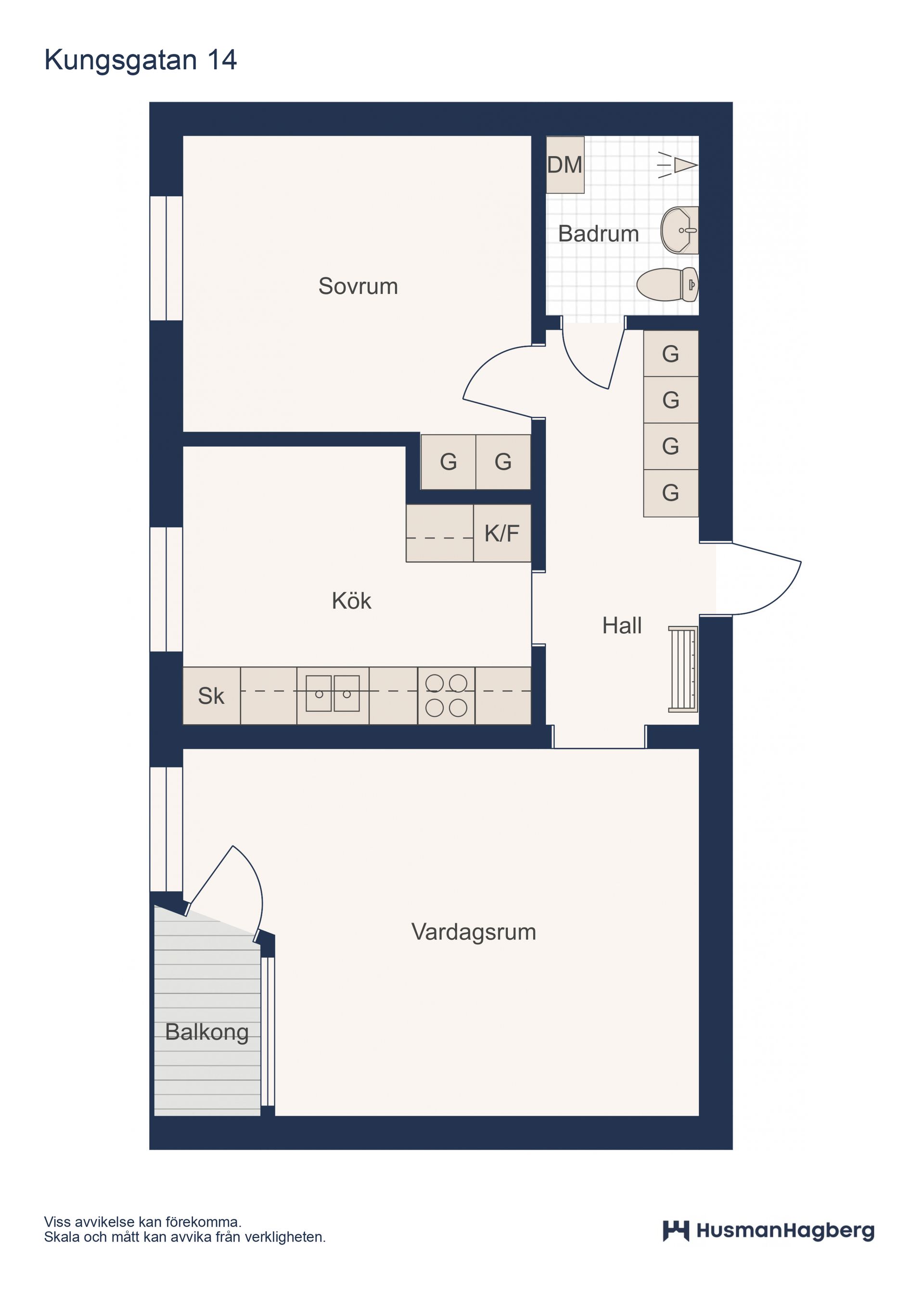 Bostadsrätt, Kungsgatan 14, Enköping