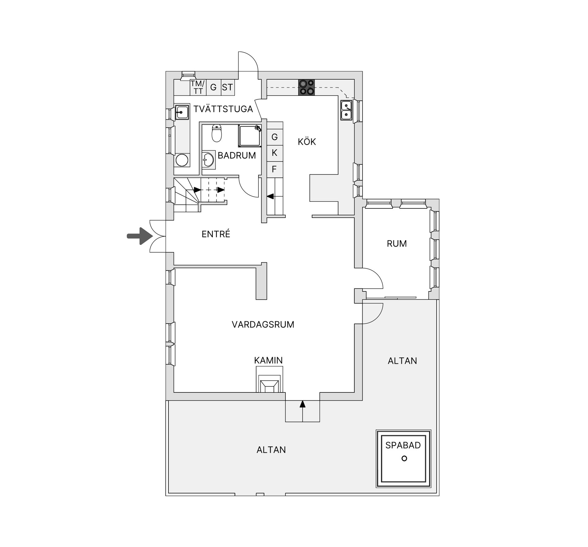 Villa, Olas väg 9B, Centralt, Mölndal