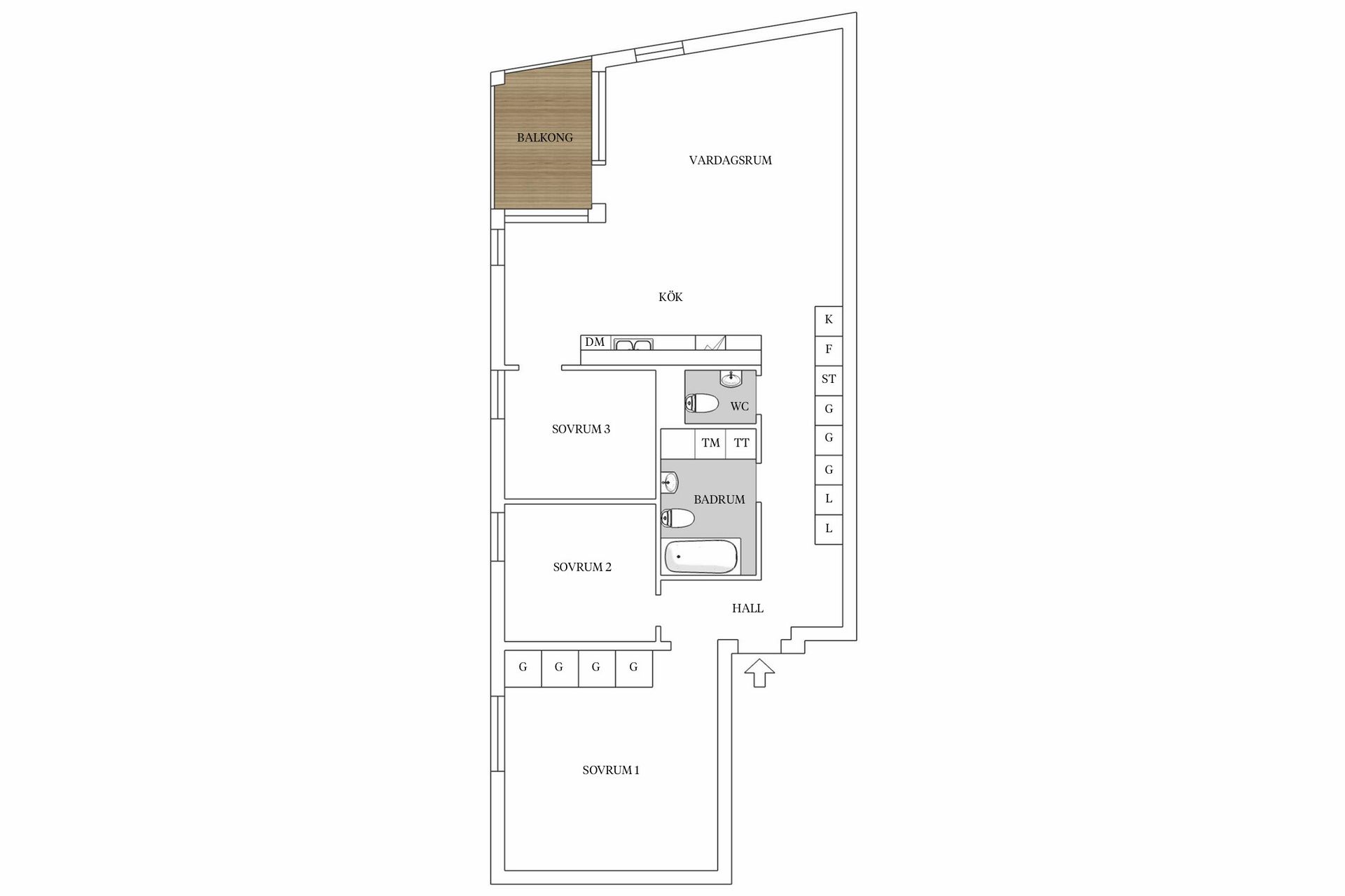 Bostadsrätt, Annedalsvägen 59, Bromma - Annedal, Stockholm