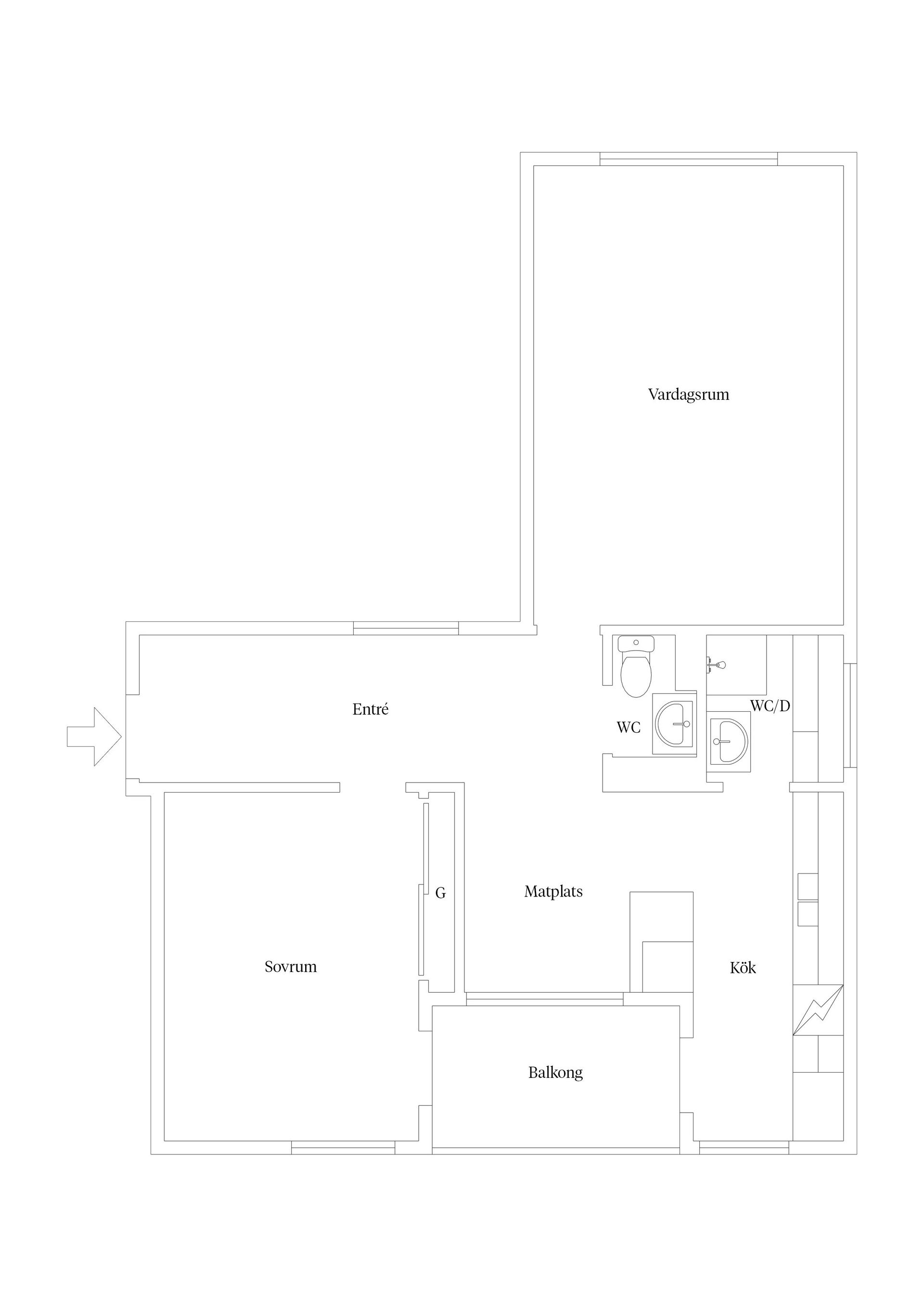 Bostadsrätt, Sundsvägen 6, Sundsbruk., Sundsvall