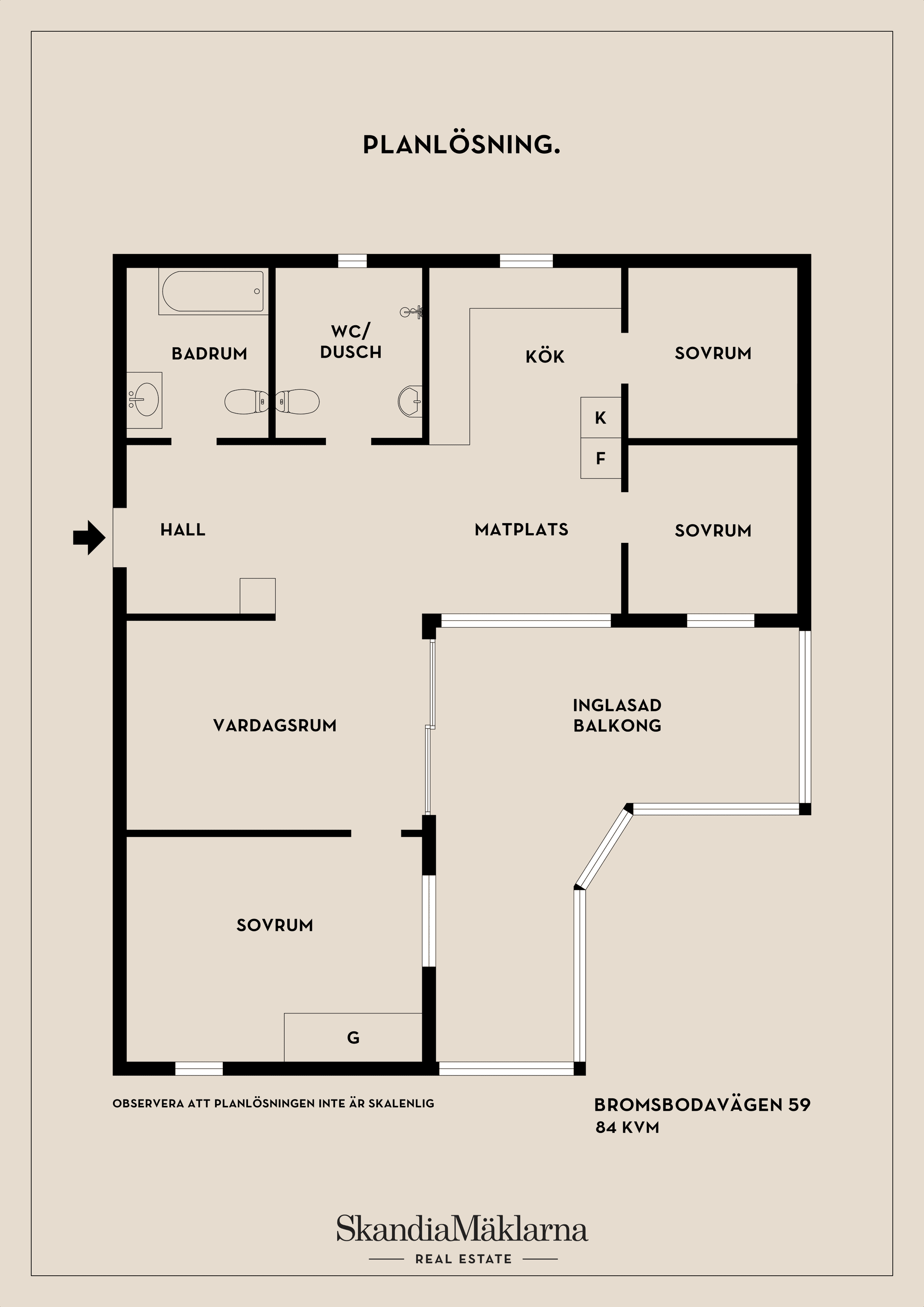 Bostadsrätt, Bromsbodavägen 59, Runby, Upplands Väsby