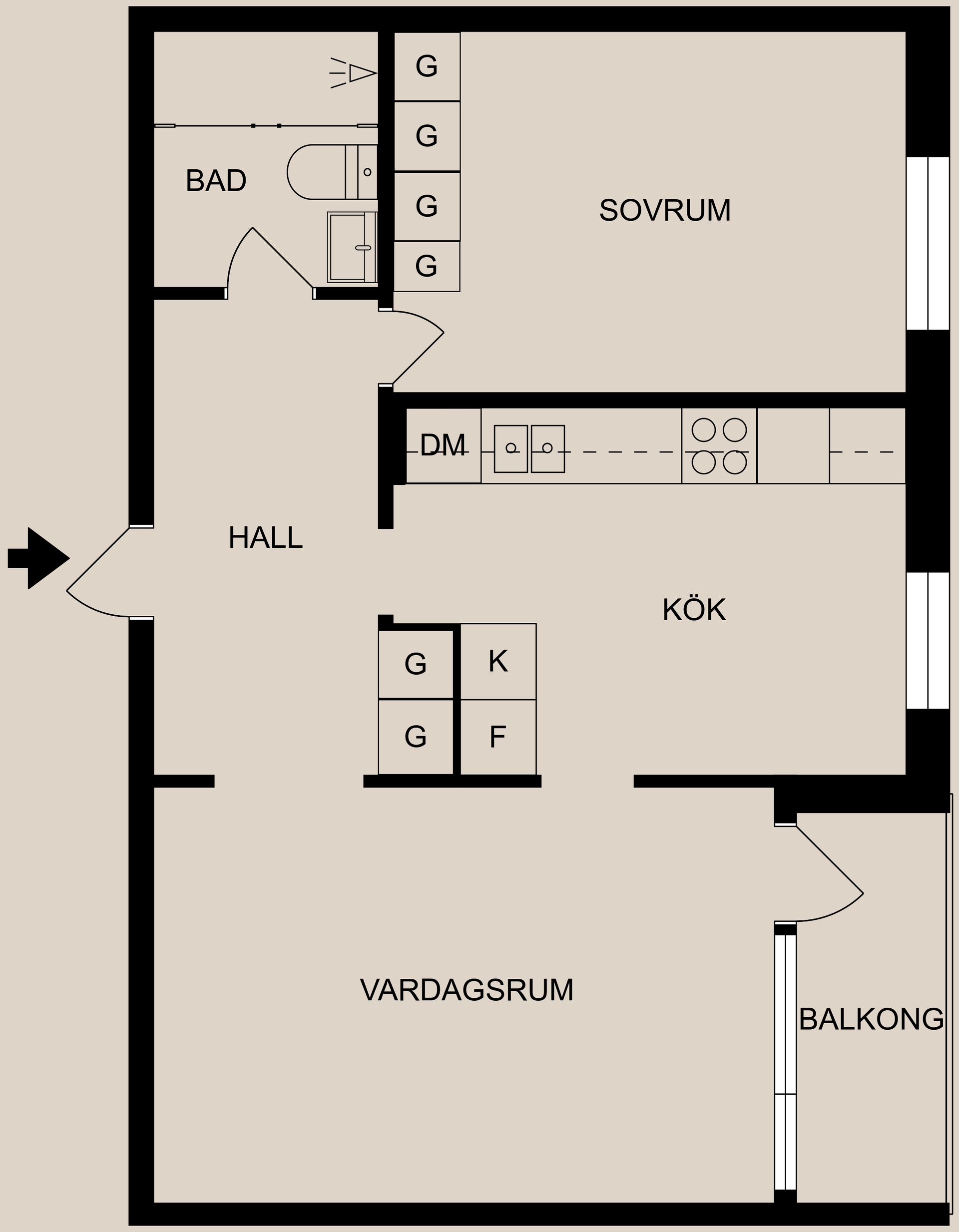 Bostadsrätt, Bråddgatan 28, Centralt, Norrköping