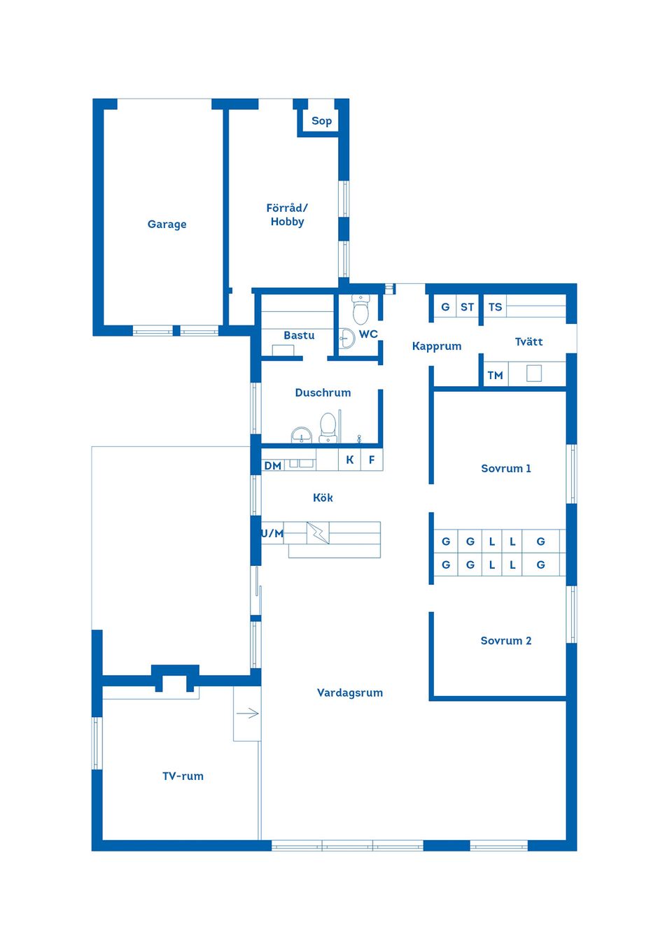 Villa, Gulsippevägen 1, Skogstorp, Falkenberg