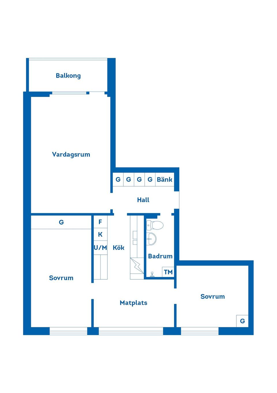 Bostadsrätt, Solgårdsgatan 20B, Bomhus, Gävle