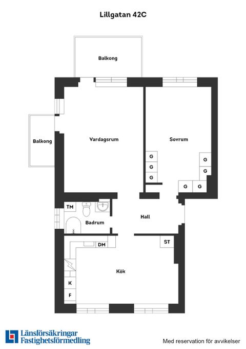 Bostadsrätt, Lillgatan 42C, Liljeholmen, Jönköping