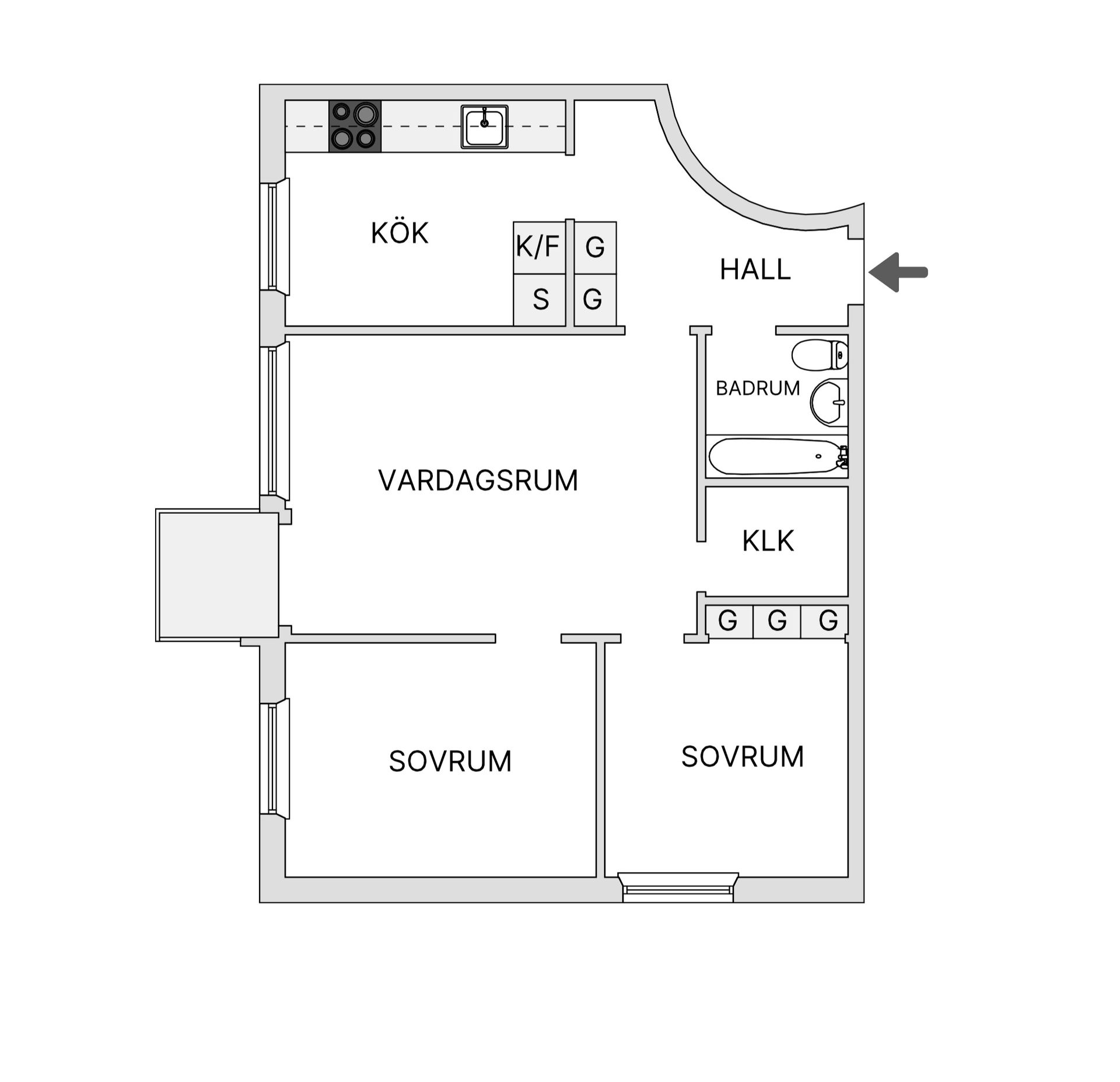 Bostadsrätt, Stjärnsundsgatan 17, Hagsätra - Ormkärr, Stockholm