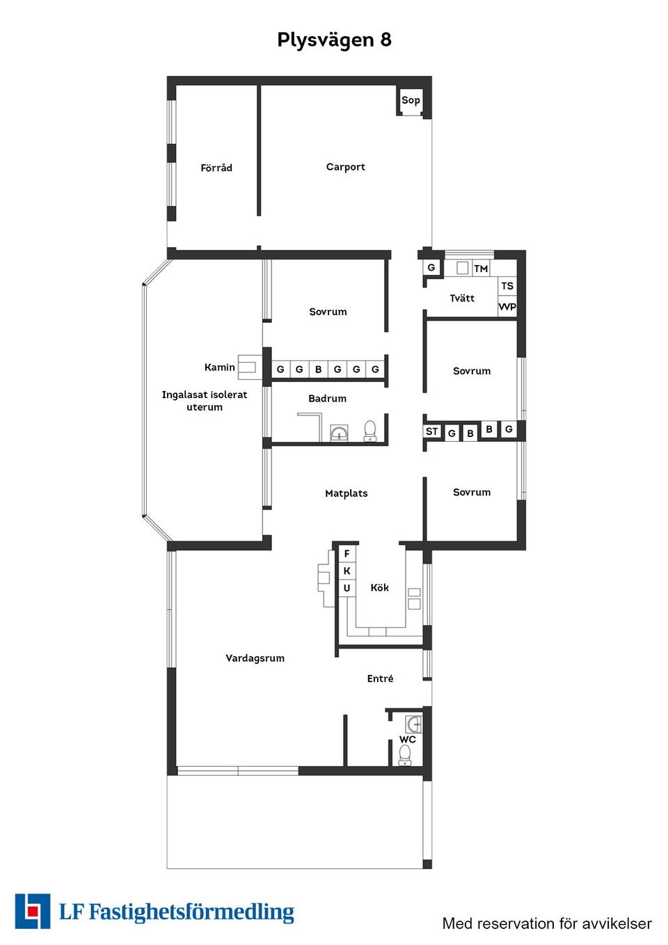 Villa, Plysvägen 8, Frennarp, Halmstad