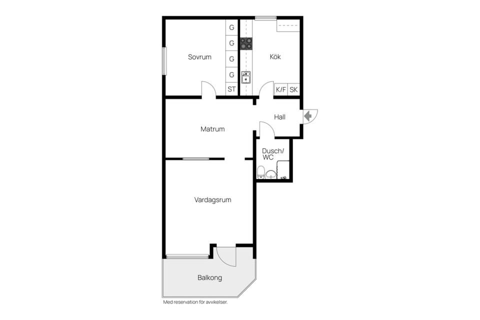 Bostadsrätt, Näsbygatan 3B, Lgh 1101, Frövi, Lindesberg