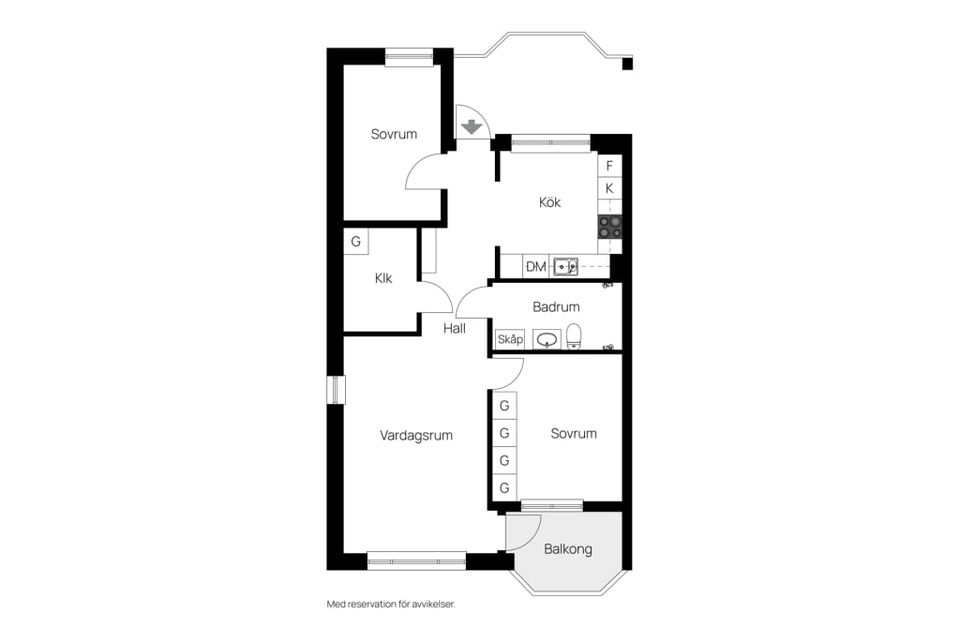 Bostadsrätt, Trädgårdsgatan 8c, Centralt - Stenstan, Sundsvall