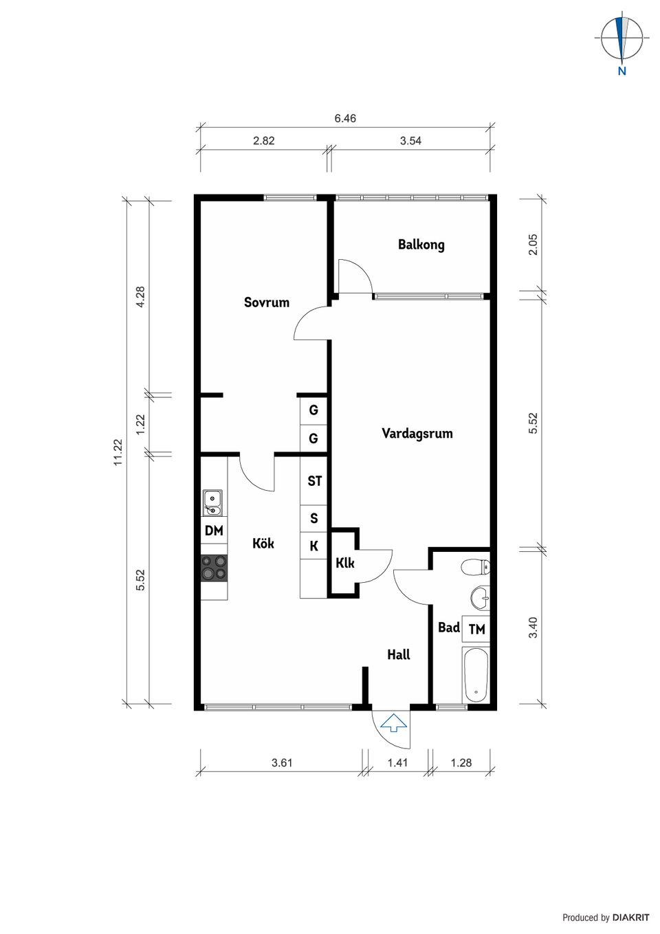 Bostadsrätt, Olshammarsgatan 2, Hisings Backa, Göteborg