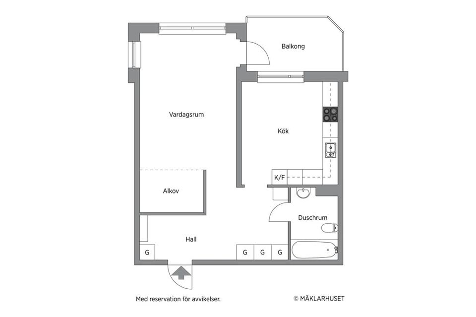 Bostadsrätt, Forssåvägen 5, Centrala Näsviken, Hudiksvall