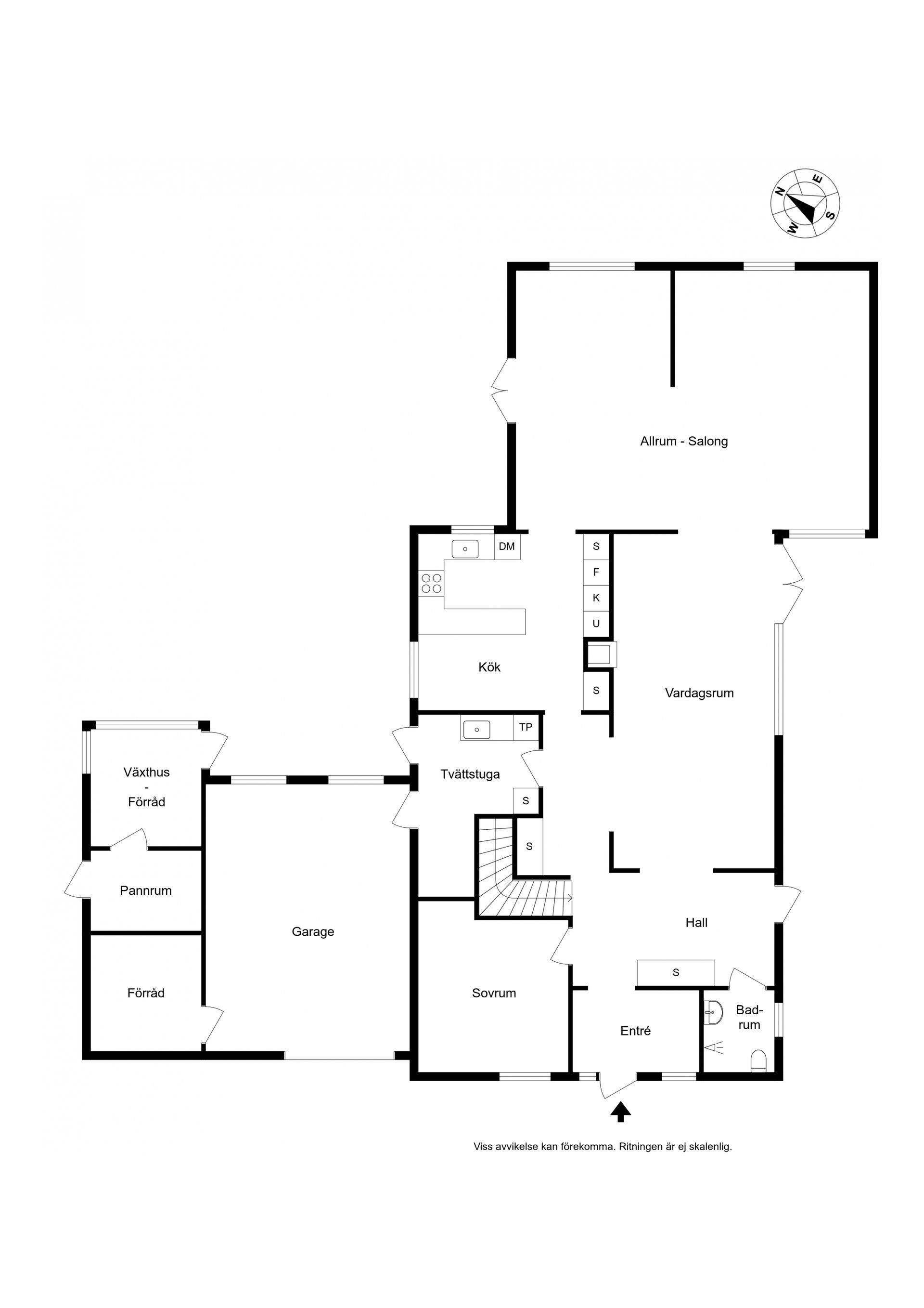 Villa, Järnvägsgatan 2D, Tvååker, Varberg