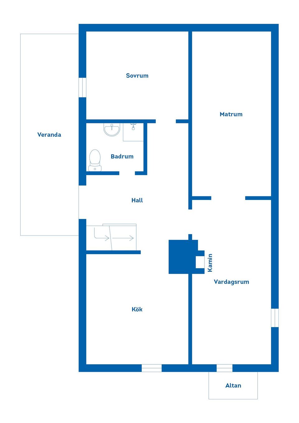Villa, Hindriks väg 1, Danholn, Falun