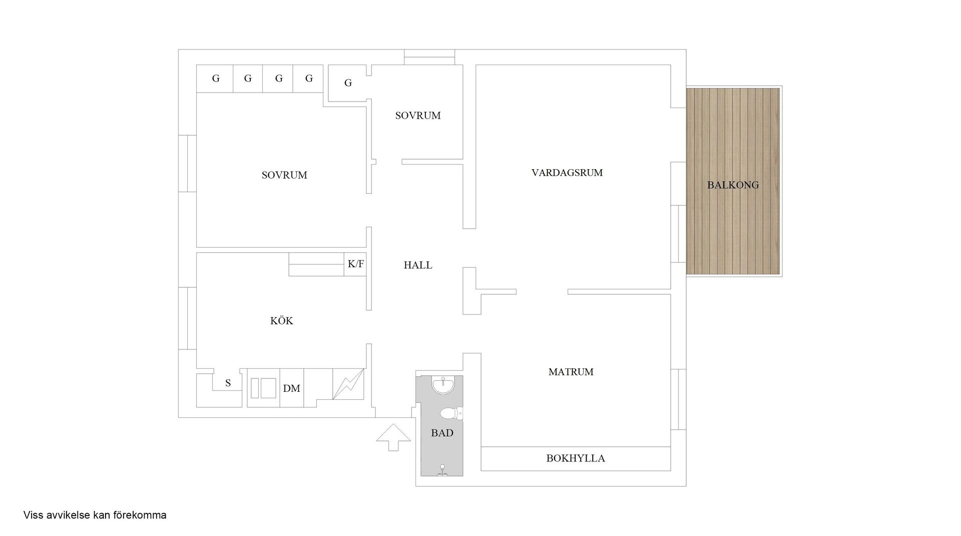 Bostadsrätt, Vaksalagatan 33 B, Fålhagen, Uppsala