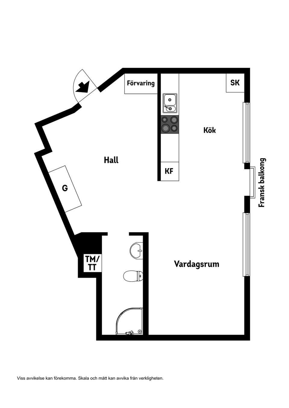 Bostadsrätt, Sjöfartsgatan 71, Svartöstaden, Luleå