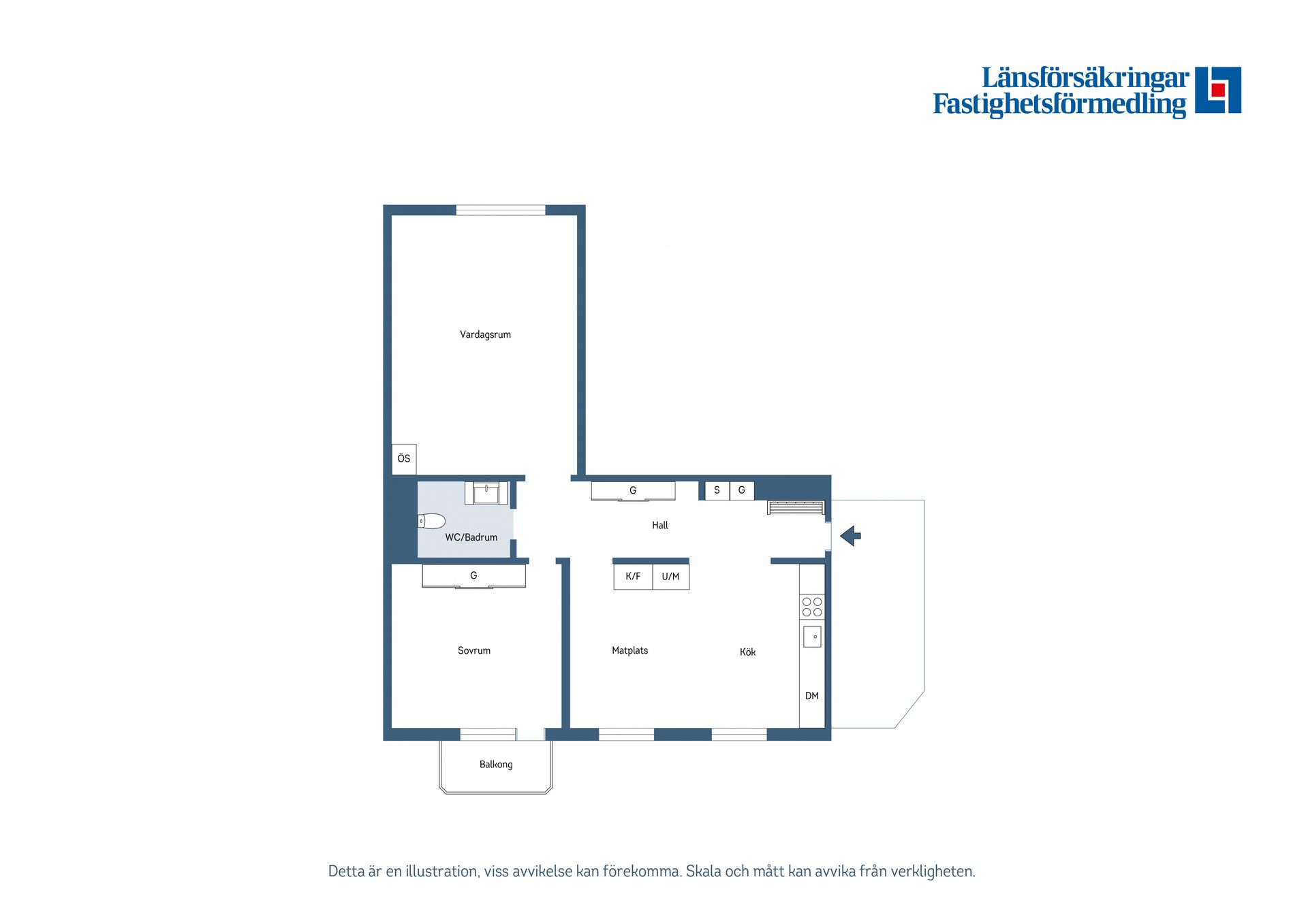 Bostadsrätt, Nicandergatan 1, Strängnäs Centrum, Strängnäs