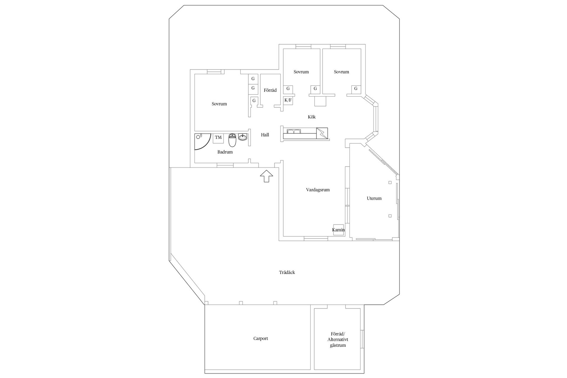 Villa, Vitsippevägen 1, Beddingestrand, Trelleborg
