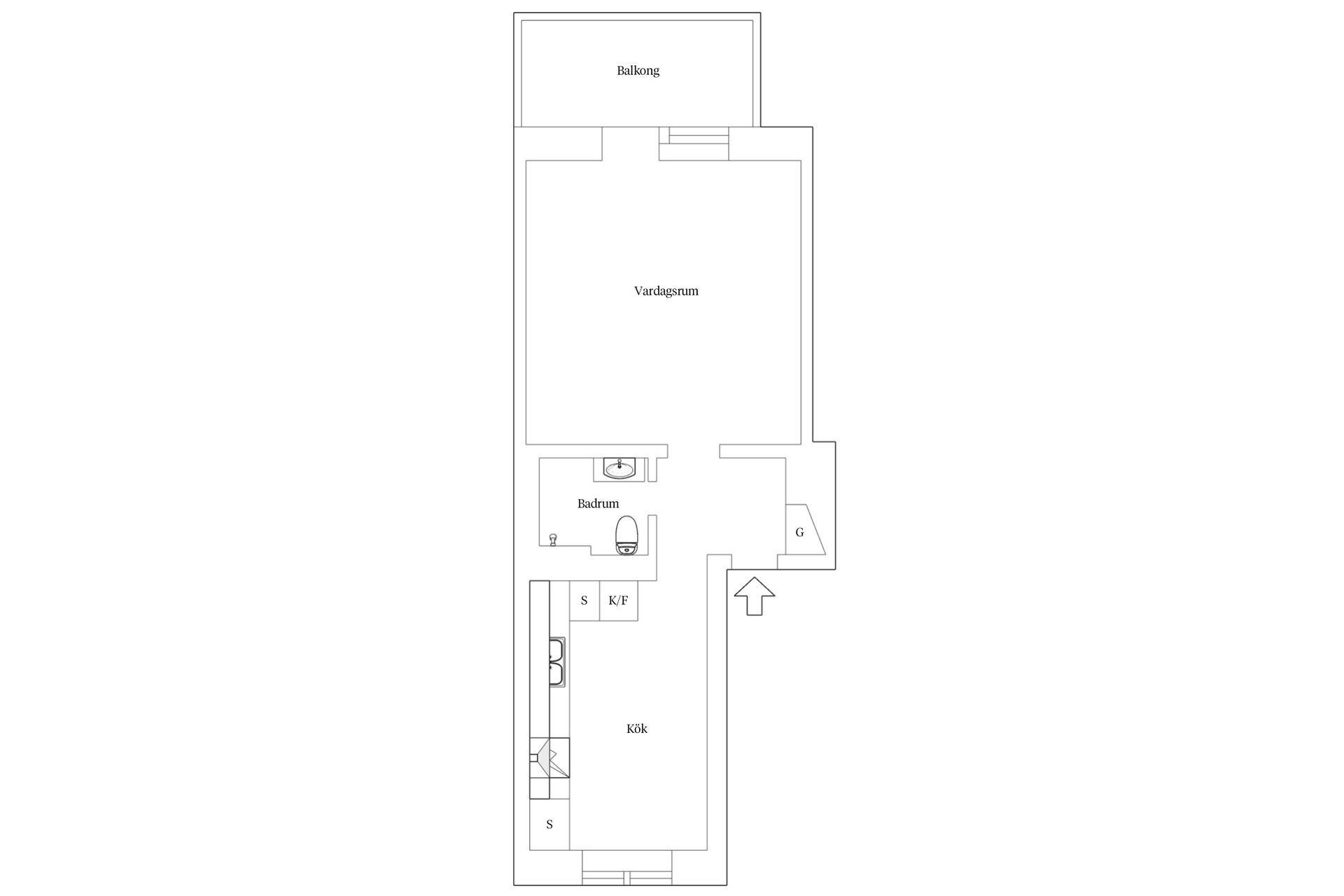 Bostadsrätt, Sofiagatan 56K, Strömmensberg, Göteborg