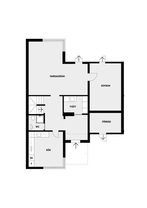 Radhus, Väpplingvägen 29, Vallatorp, Täby