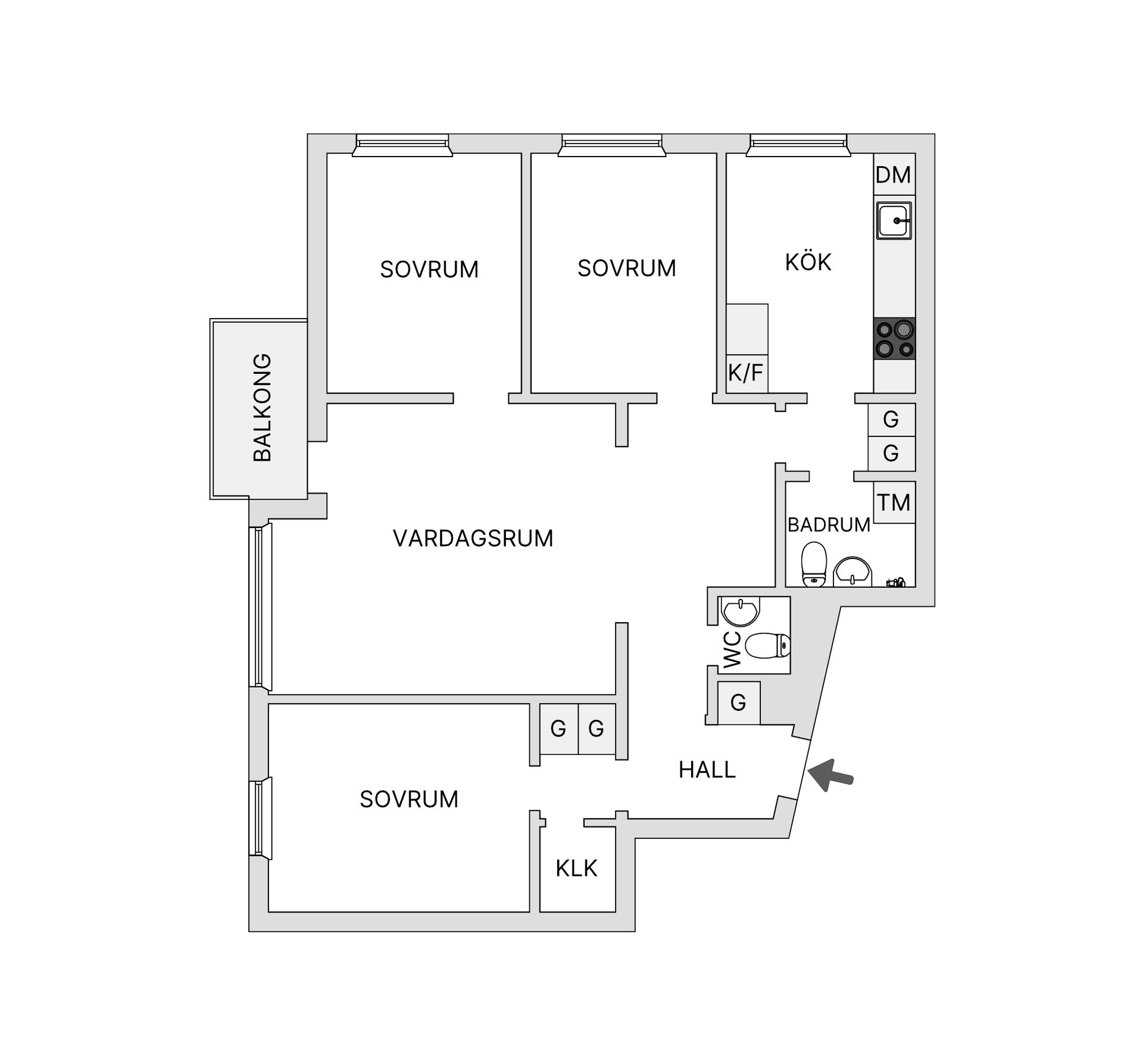 Bostadsrätt, Källängsvägen 8, Näset, Lidingö