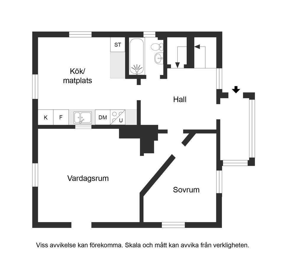 Villa, Auragatan 3, Flen