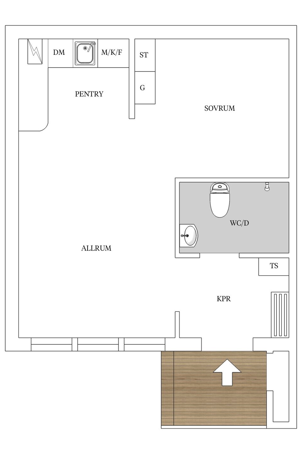Bostadsrätt, Fjällbyvägen 24, lgh 119, Åre By, Åre