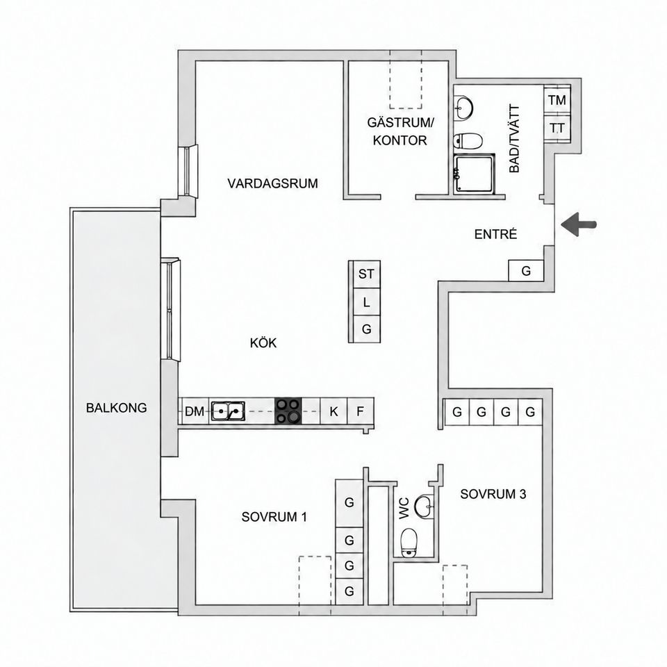 Bostadsrätt, Ulfsparregatan 26, Lunden, Göteborg