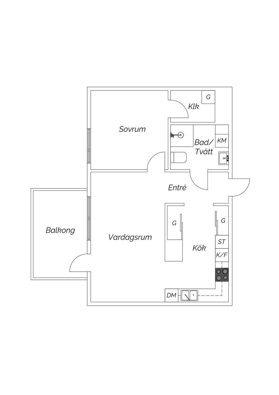 Bostadsrätt, Inlandsgatan 9, Kongahälla, Kungälv