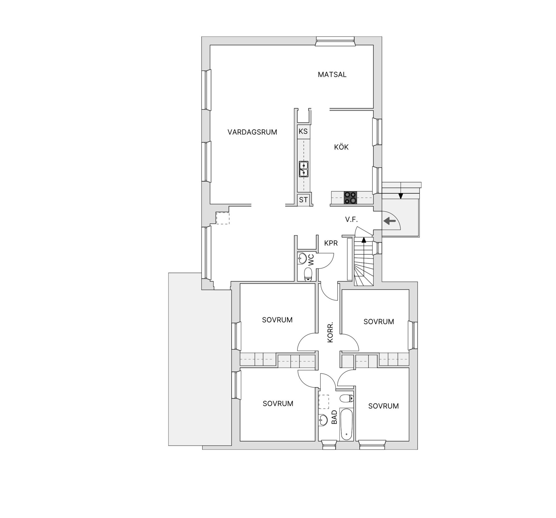 Villa, Blåsaregatan 36, Skelleftehamn, Skellefteå