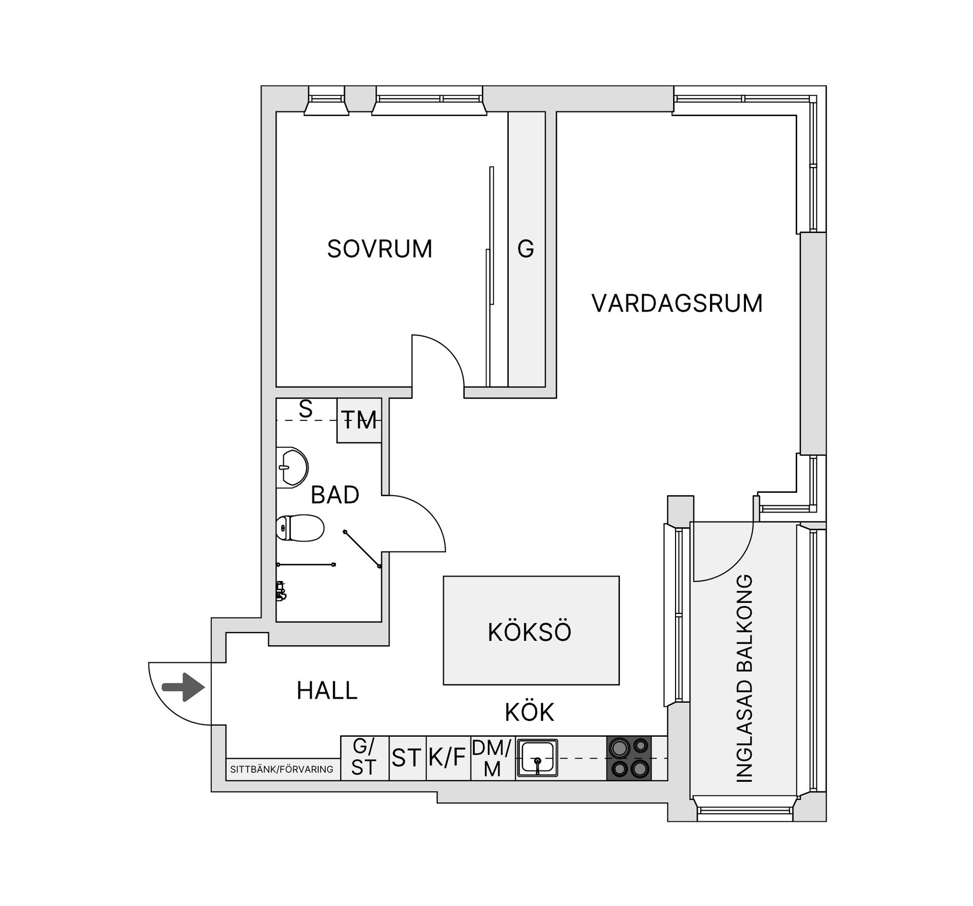 Bostadsrätt, Norra Skeppspromenaden 11, Eriksberg, Göteborg