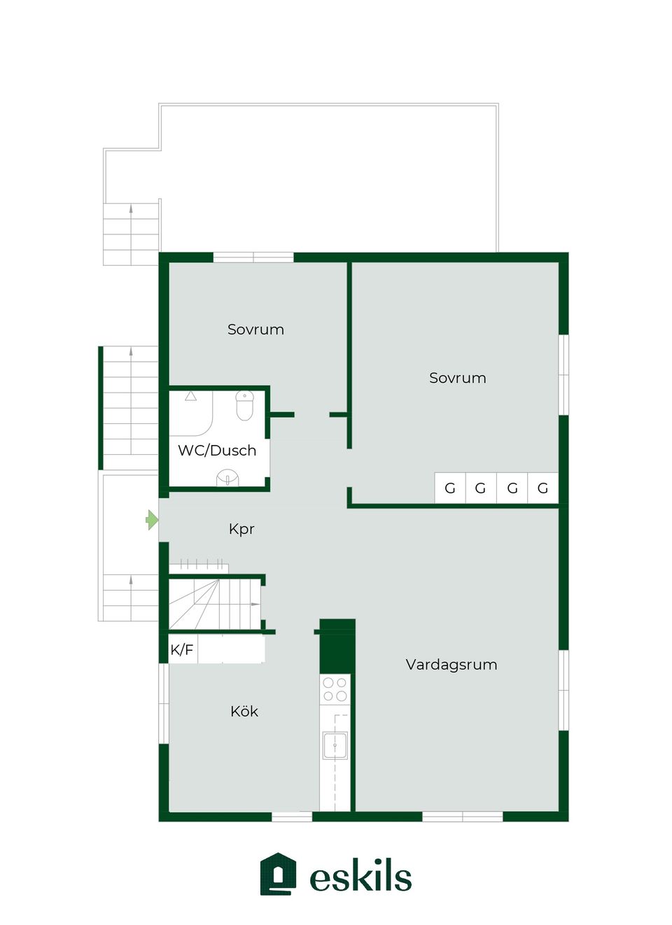 Villa, Ekängsgatan 29, Djurgården, Eskilstuna