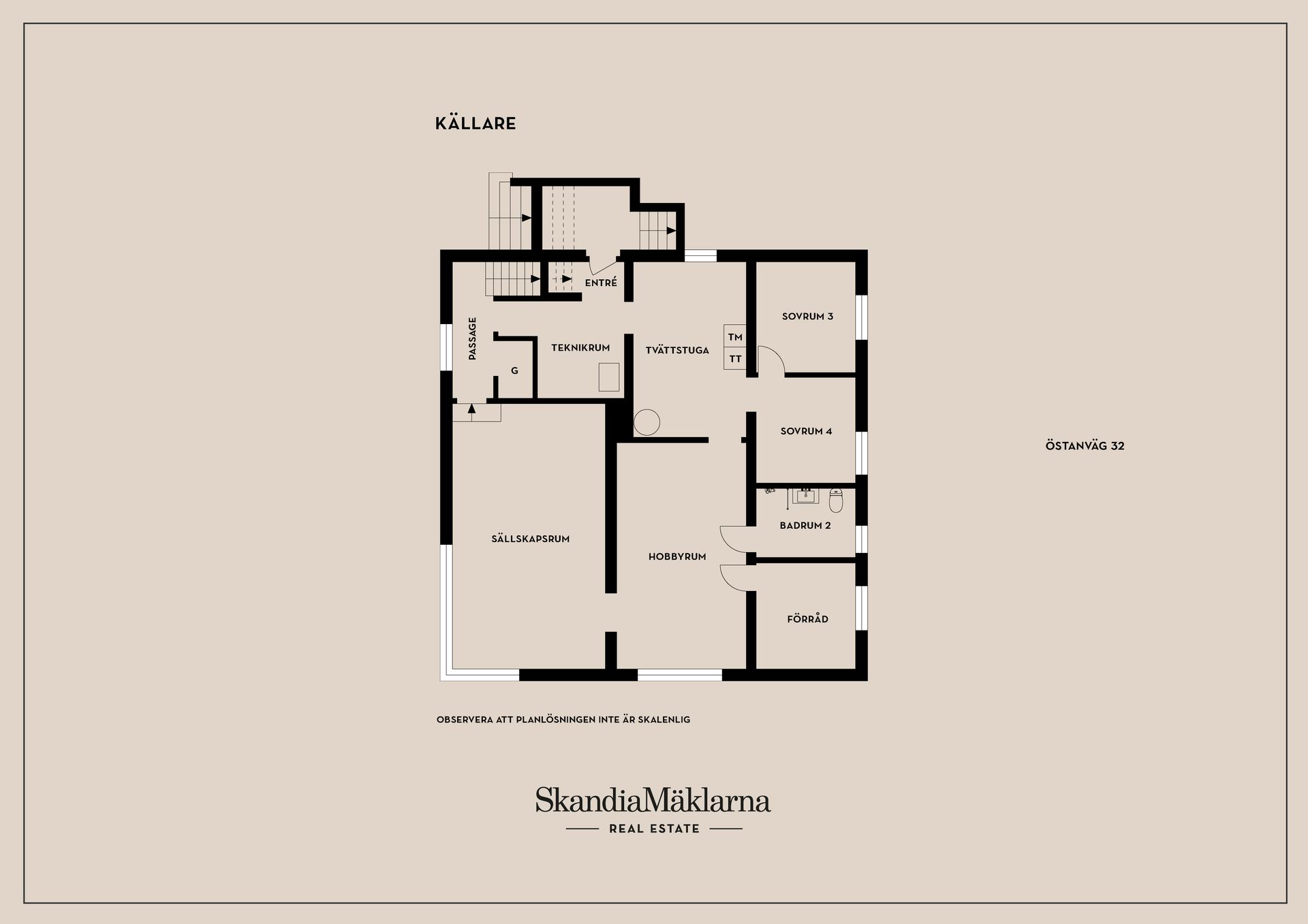 Villa, Östanväg 32, Bellevue Sjösida, Malmö